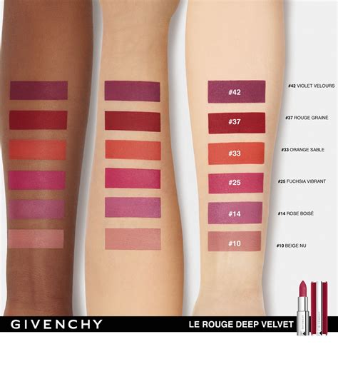 givenchy le rouge couture edition 202|givenchy deep velvet.